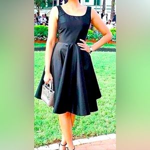 Black cocktail dress